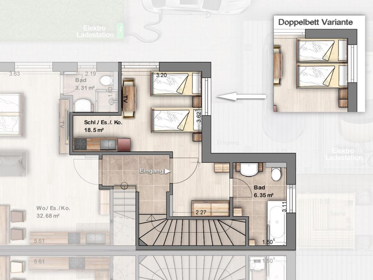 -Neubau- 24 Qm Studio-Apartment フルダ エクステリア 写真